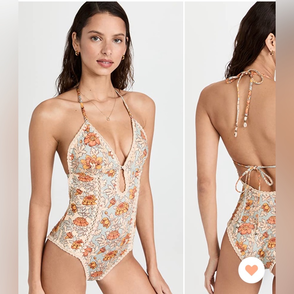 Zimmermann Andie Keyhole Crochet One Piece NWT